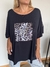 Remeron Mariposa Print B de modal negro - tienda online
