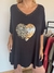 Remeron Corazon Flora de modal premiun negra en internet