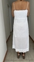 Vestido Loi de algodón blanco de India
