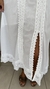 Vestido Loi de algodón blanco de India - comprar online