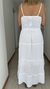 Vestido algodón blanco de India evase 108 B
