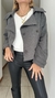 Saco de pana gris topo - tienda online