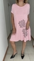 Vestido Mar Mandala de modal rosa - Andra Urgat