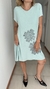 Vestido Mar Mandala de modal verde malva