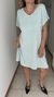 Vestido Mar Clasico de modal con bolsillos verde malva en internet