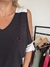 Remeron Atenas Elite de modal gamuzado con strass negro en internet