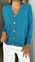 Cardigan Niky de bremer esmeralda - comprar online