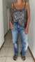 Musculosa Mónaco de lentejuelas elastizada plata
