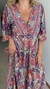 Vestido seda de India gold evase 309 B - Andra Urgat