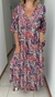 Vestido seda de India gold evase 309 B