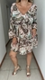 Vestido seda de India gold evase 322 corto - tienda online