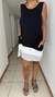 Vestido Mar de modal tri color negro, blanco y gris con bolsillos - Andra Urgat