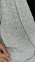 Blazer de lurex plata tramado triangulos - tienda online