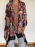 Ruana plush H estampada - tienda online