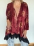 Ruana plush E estampada - comprar online