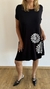 Vestido Mar Mandala bi de modal negro - Andra Urgat