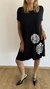 Vestido Mar Mandala bi de modal negro - comprar online