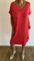 Vestido Mar Clasico de modal con bolsillos rojo en internet