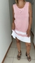 Vestido Mar Nieves de modal elastizado rosa claro - Andra Urgat