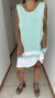 Vestido Mar Nieves de modal elastizado verde aqua