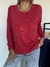 Remeron NOE tejido de algodon rojo apagado en internet