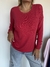 Remeron NOE tejido de algodon rojo apagado - Andra Urgat