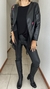 Campera Flores engomada bordada con gasa - tienda online