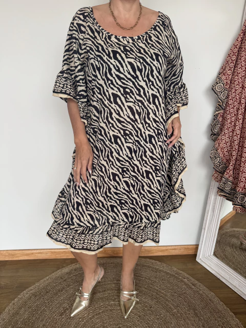 Vestido / Túnica algodón de India 674 C - comprar online