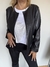 Campera Diva negra lisa de Eco Cuero en internet