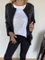 Campera Diva negra lisa de Eco Cuero - tienda online