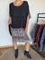 Vestido Aitana de seda fría con gasa con musculosa interna - tienda online