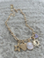Collar cuadruple violeta y lila - comprar online