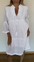 Vestido 506 B algodon de India blanco