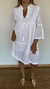 Vestido 506 B algodon de India blanco - comprar online