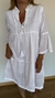 Vestido 506 B algodon de India blanco en internet
