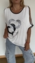 Imagen de Remeron Triple Corazon blanco con bordes lurex de modal