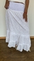 Pollera 517 A algodon de India blanco en internet