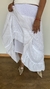 Pollera 517 A algodon de India blanco - tienda online