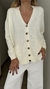 Cardigan CRIS de bremer manteca - comprar online