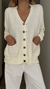 Cardigan CRIS de bremer manteca - Andra Urgat