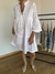 Vestido 506 C algodon de India blanco - Andra Urgat
