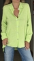 Camisa Zaira de lino elastizado lima - comprar online