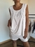 Musculosa Sisi de modal con mini strasses blanca - tienda online