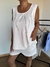 Musculosa Sisi de modal con mini strasses blanca - Andra Urgat