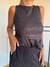 Musculosa de morley foil elastizado negro