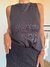 Musculosa de morley foil elastizado negro - Andra Urgat