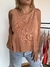 Musculosa Lola de lino habano en internet