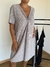 Vestido Lurex elastizado suave plata - comprar online