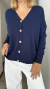 Cardigan NIKY de bremer azul oscuro - comprar online