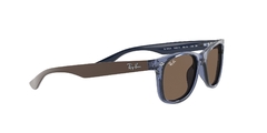 Rayban 0RJ9052S 706873 JUNIOR NEW WAYFARER TRANSPARENT BLUE - tienda online